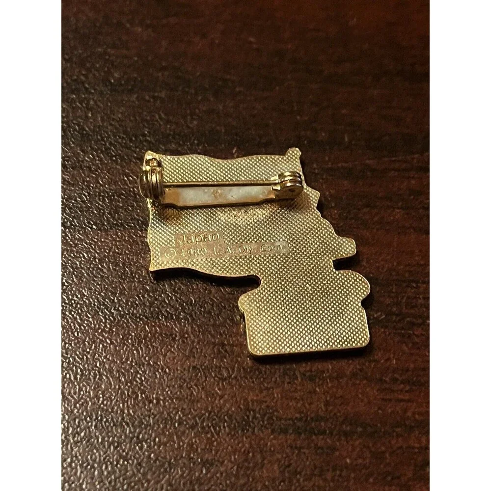 Vintage 1984 Los Angeles Olympics‎ Coca Cola Sam Eagle Japan Flag Lapel Pin